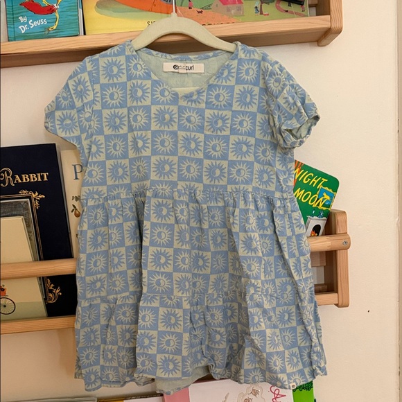 Rip Curl Other - Rip Curl Light Blue Sun Pattern Kids Dress